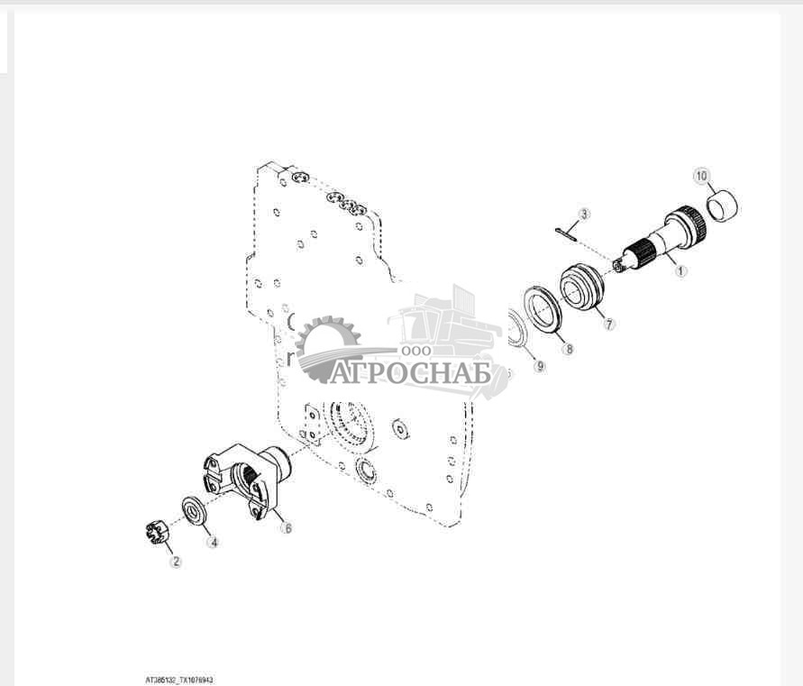 Входная вилка (прямой привод) 